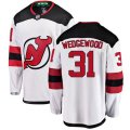New Jersey Devils #31 Scott Wedgewood Fanatics Branded White Away Breakaway NHL Jersey