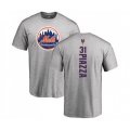 New York Mets #31 Mike Piazza Ash Backer T-Shirt
