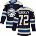 Columbus Blue Jackets #72 Sergei Bobrovsky Authentic Navy Blue Alternate NHL Jersey