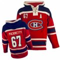 Montreal Canadiens #67 Max Pacioretty Premier Red Sawyer Hooded Sweatshirt NHL Jersey