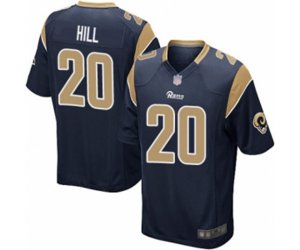 Los Angeles Rams #20 Troy Hill Game Navy Blue Team Color Football Jersey