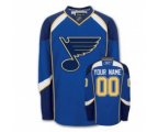 St. Louis Blues Customized Blue NHL Jersey