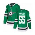 Dallas Stars #55 Thomas Harley Authentic Green Home Hockey Jersey