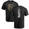Vegas Golden Knights #13 Brendan Leipsic Black Backer T-Shirt