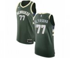 Milwaukee Bucks #77 Ersan Ilyasova Authentic Green NBA Jersey - Icon Edition