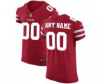 San Francisco 49ers Customized Red Team Color Vapor Untouchable Elite Player Football Jersey