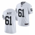 Las Vegas Raiders #61 Gerald McCoy Nike White Vapor Limited Jersey