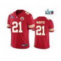 Kansas City Chiefs #21 Trent McDuffie Red Super Bowl LVII Patch Vapor Untouchable Limited Stitched Jersey