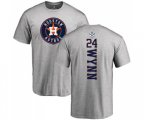 Houston Astros #24 Jimmy Wynn Ash Backer T-Shirt