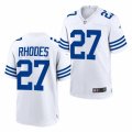 Indianapolis Colts #27 Xavier Rhodes Nike White Alternate Retro Vapor Limited Jersey