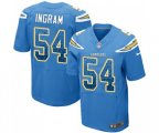 Los Angeles Chargers #54 Melvin Ingram Elite Electric Blue Alternate Drift Fashion Football Jersey