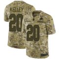 Washington Redskins #20 Rob Kelley Burgundy Limited Camo 2018 Salute to Service NFL Jersey