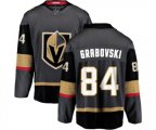Vegas Golden Knights #84 Mikhail Grabovski Authentic Black Home Fanatics Branded Breakaway NHL Jersey