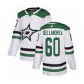 Dallas Stars #60 Ty Dellandrea Authentic White Away NHL Jersey