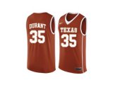 Men's Texas Longhorns Kevin Durant #35 College Basketball Jersey - Burnt Orange