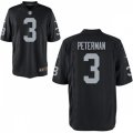 Las Vegas Raiders #3 Nathan Peterman Nike Black Vapor Limited Jersey