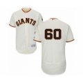 San Francisco Giants #60 Wandy Peralta Cream Home Flex Base Authentic Collection Baseball Player Jersey