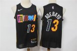 Miami Heat #13 Bam Adebayo Black Diamond 2022 City Edition Swingman Stitched Jersey