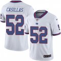 New York Giants #52 Jonathan Casillas Limited White Rush Vapor Untouchable NFL Jersey
