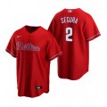 Nike Philadelphia Phillies #2 Jean Segura Red Alternate Stitched Baseball Jersey