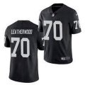 Las Vegas Raiders #70 Alex Leatherwood Nike Black Vapor Limited Jersey