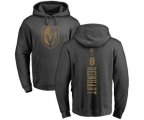 Vegas Golden Knights #8 Griffin Reinhart Charcoal One Color Backer Pullover Hoodie