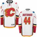Calgary Flames #44 Matt Bartkowski Authentic White Away NHL Jersey