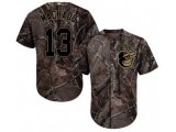 Baltimore Orioles #13 Manny Machado Camo Realtree Collection Cool Base Stitched MLB Jersey