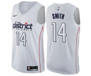 Washington Wizards #14 Jason Smith Swingman White NBA Jersey - City Edition