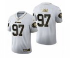 San Francisco 49ers #97 Nick Bosa Limited White Golden Edition Football Jersey