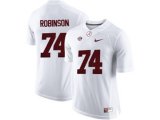 2016 Alabama Crimson Tide Cam Robinson #74 College Football Limited Jersey - White