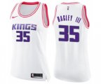 Women's Sacramento Kings #35 Marvin Bagley III Swingman White Pink Fashion Basketball Jersey