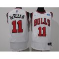 Chicago Bulls #11 DeMar DeRozan White Edition Swingman Stitched Basketball Jersey