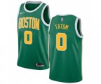 Boston Celtics #0 Jayson Tatum Green Swingman Jersey - Earned Edition
