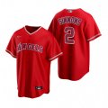 Nike Los Angeles Angels #2 Andrelton Simmons Red Alternate Stitched Baseball Jersey