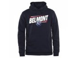 Belmont Bruins Double Bar Pullover Hoodie Navy