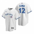 Nike Toronto Blue Jays #12 Roberto Alomar White Home Stitched Baseball Jersey