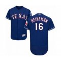 Texas Rangers #16 Scott Heineman Royal Blue Alternate Flex Base Authentic Collection Baseball Player Jersey