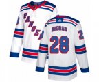 Adidas New York Rangers #28 Chris Bigras Authentic White Away NHL Jersey
