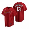 Nike St. Louis Cardinals #13 Matt Carpenter Red Alternate Stitched Baseball Jersey