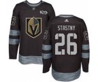 Vegas Golden Knights #26 Paul Stastny Black 1917-2017 100th Anniversary Stitched Hockey Jersey