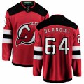 New Jersey Devils #64 Joseph Blandisi Fanatics Branded Red Home Breakaway NHL Jersey