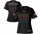 Women San Francisco 49ers #99 DeForest Buckner Game Black Fashion Football Jersey