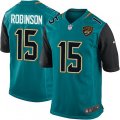 Jacksonville Jaguars #15 Allen Robinson Game Teal Green Team Color NFL Jersey