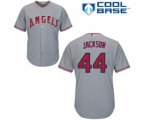 Los Angeles Angels of Anaheim #44 Reggie Jackson Replica Grey Road Cool Base Baseball Jersey