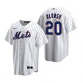 Nike New York Mets #20 Pete Alonso White 2020 Home Stitched Baseball Jersey