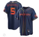 Houston Astros #5 Jeff Bagwell 2022 Navy City Connect Game Stitched Jersey