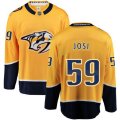 Nashville Predators #59 Roman Josi Fanatics Branded Gold Home Breakaway NHL Jersey