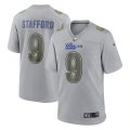 Los Angeles Rams #9 Matthew Stafford Gray Atmosphere Fashion Game Jersey
