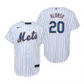 Nike New York Mets #20 Pete Alonso White Home Stitched Baseball Jersey
